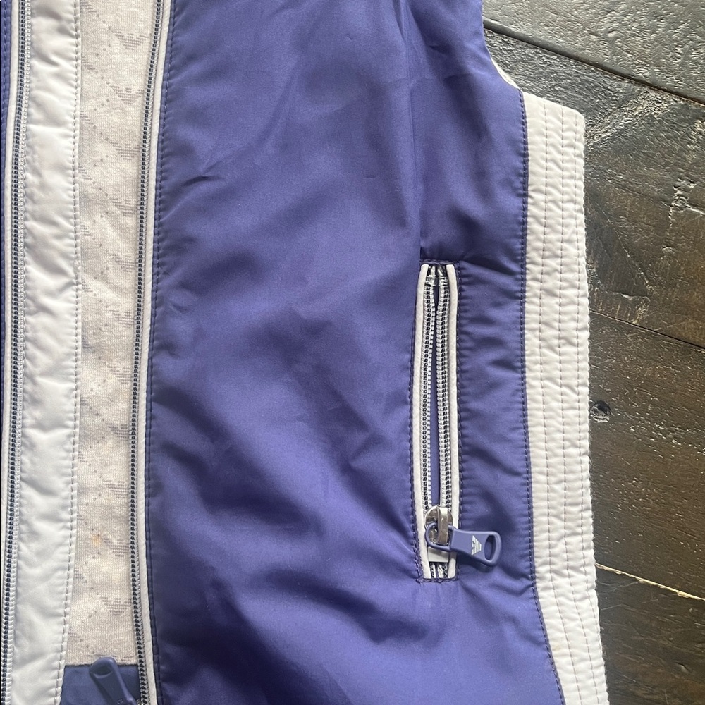 Armani Junior Purple and White Kids Vest - Picture 6 of 8